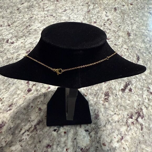 NEW ADORNIA 14k Gold Plated Multi Bar Layering Necklace - Picture 3 of 4